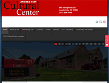 Tablet Screenshot of lincolncity-culturalcenter.org